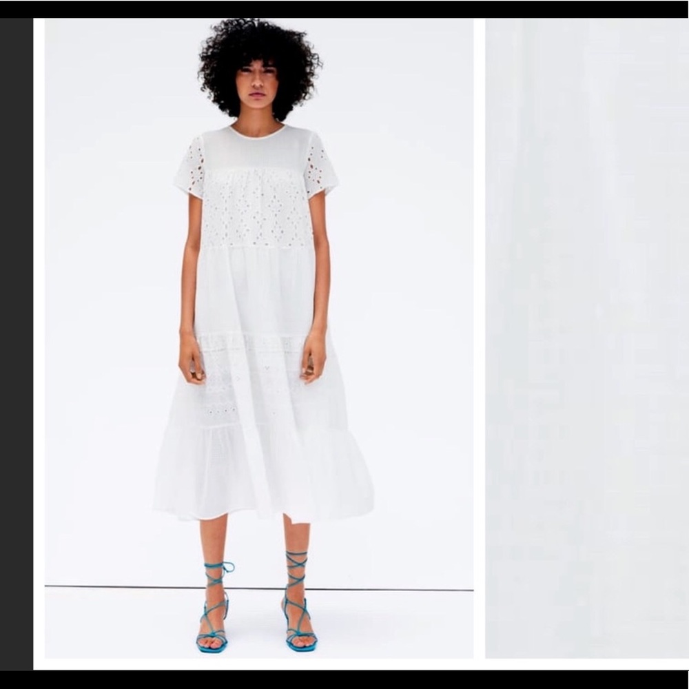 IN SEARCH OF: Zara 100% Cotton Midi Dress